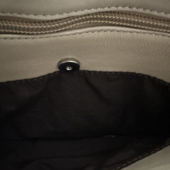 Coronado Leather Concealed Carry Purse Lock w/ 2 Keys Hobo Tan Zipper Pocket EUC - Picture 11 of 16